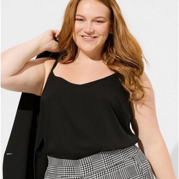 Ava stretch challis cami torrid size 00X olive tank - Picture 5 of 9